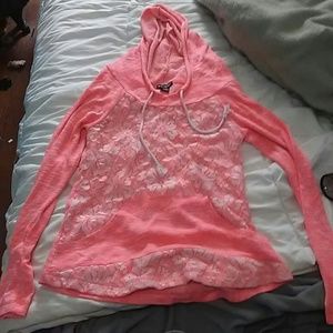 Coral color sweater